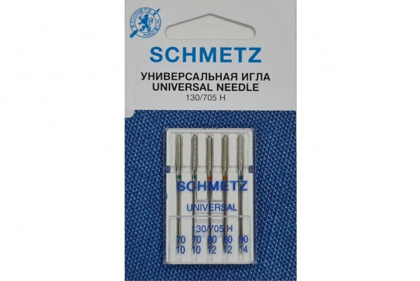 Иглы Schmetz универсальные (70x2, 80x2, 90x1), 5 шт в Нефтекумске