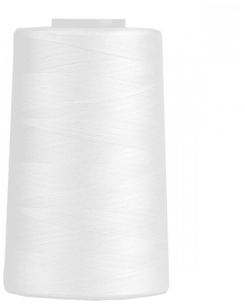 Нитки Sewing Thread 40/2 5000 ярд. цвет - белый 100% п/э в Нефтекумске